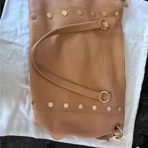 Hammitt - Daniel - Large - Tan and Gold Tote Bag with Studded Accents